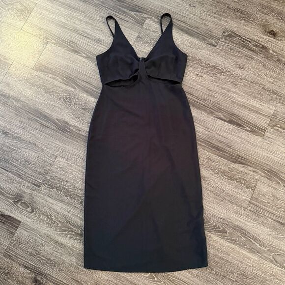Abercrombie & Fitch Cut Out Midi Dress - Picture 1 of 6